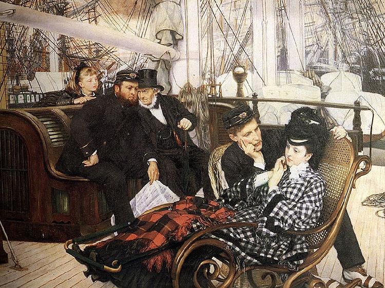 James Tissot The Last Evening oil painting image